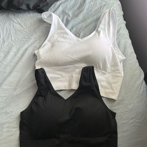 Sports bras size XL (listing for the price of the two pictured)